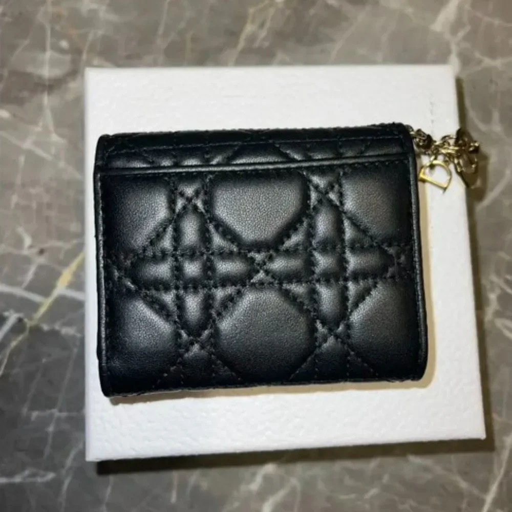 LADY DIOR LEATHER WALLET